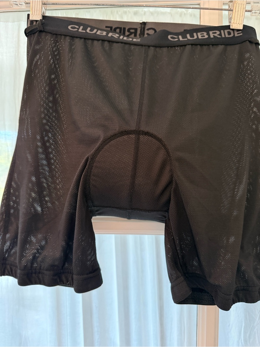 Club Ride Apparel Men's Black Mesh Cycling Liner Shorts
